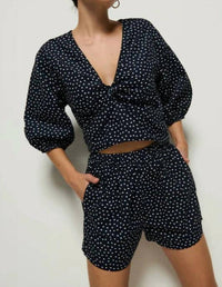 Nation Ltd - Celeste Balloon Sleeves Blouse