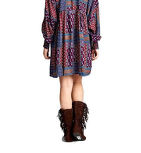 Velzera - Baby Doll Color Block Mini Dress