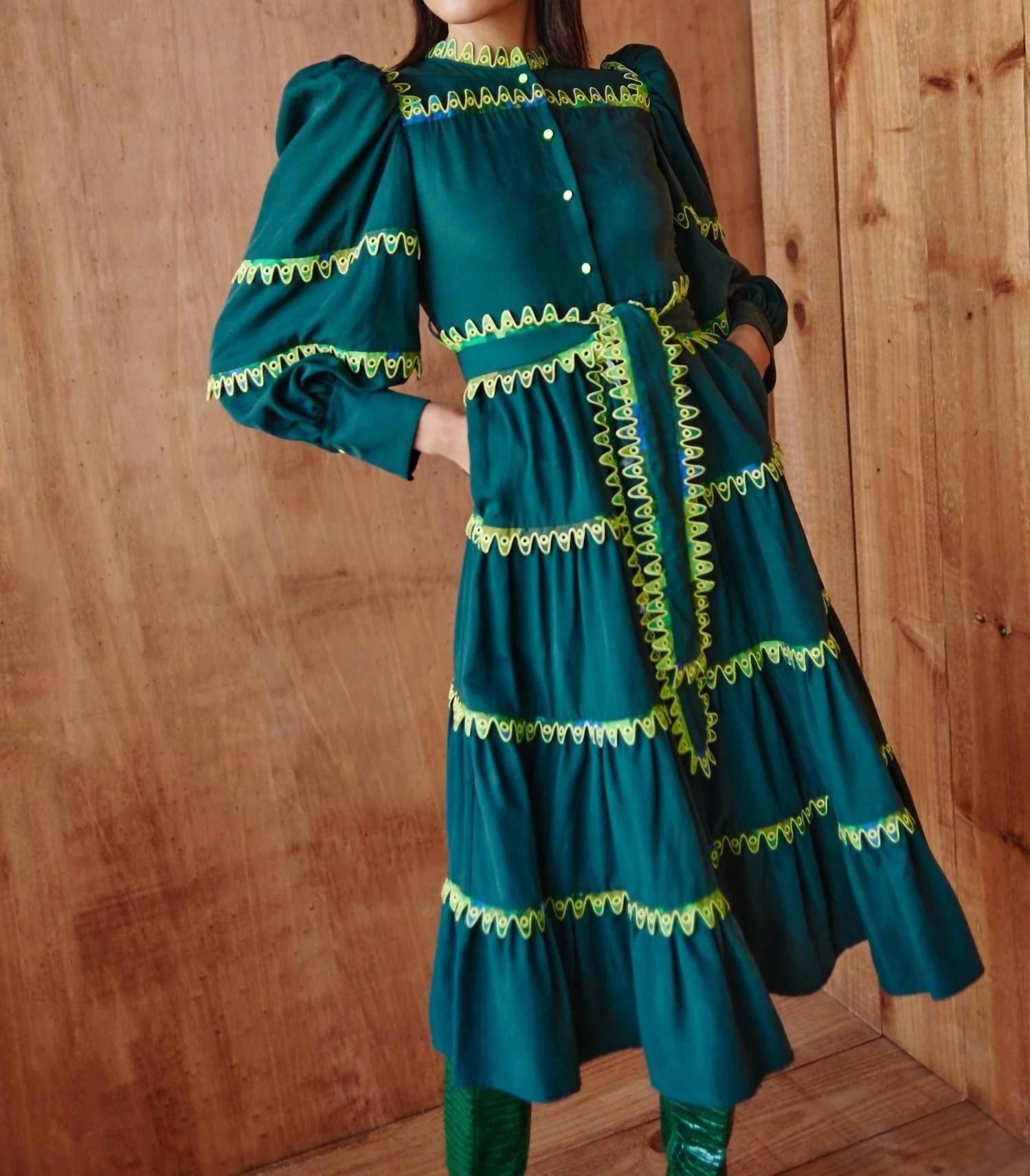 Celia B - Hasu Tiered Midi Dress