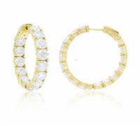 Diana M Jewels - Women's Elite 13.30 Carat Diamond Stud Earrings
