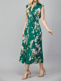 Fate - Kenzie Zip Front Floral Dress