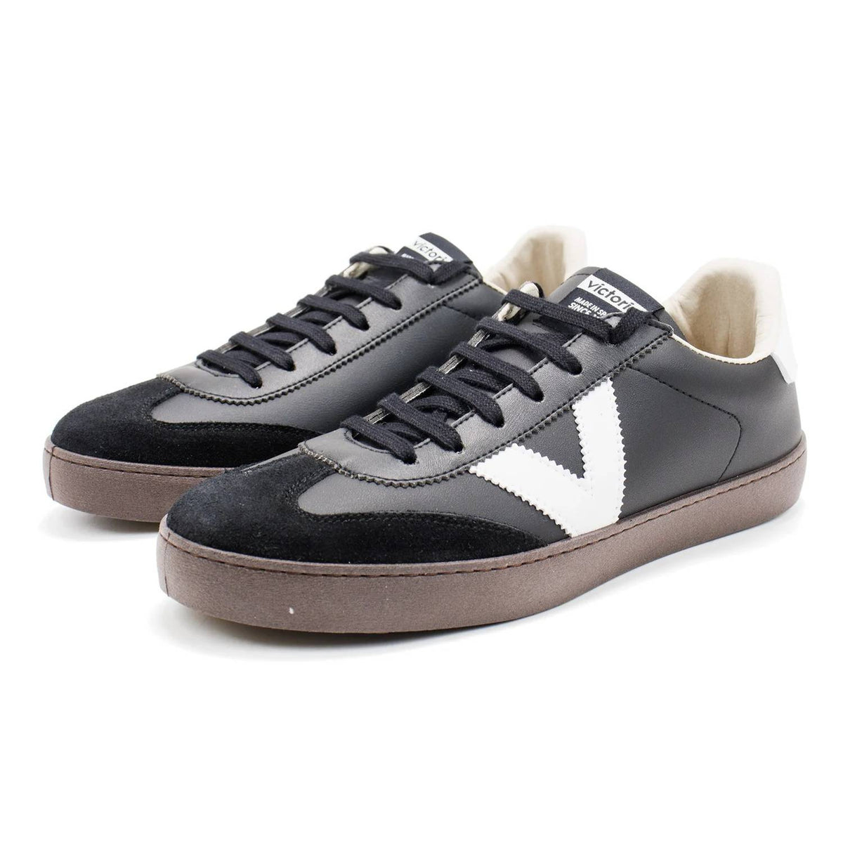 Victoria - Men's Berlín Leather Cyclist Sneakers