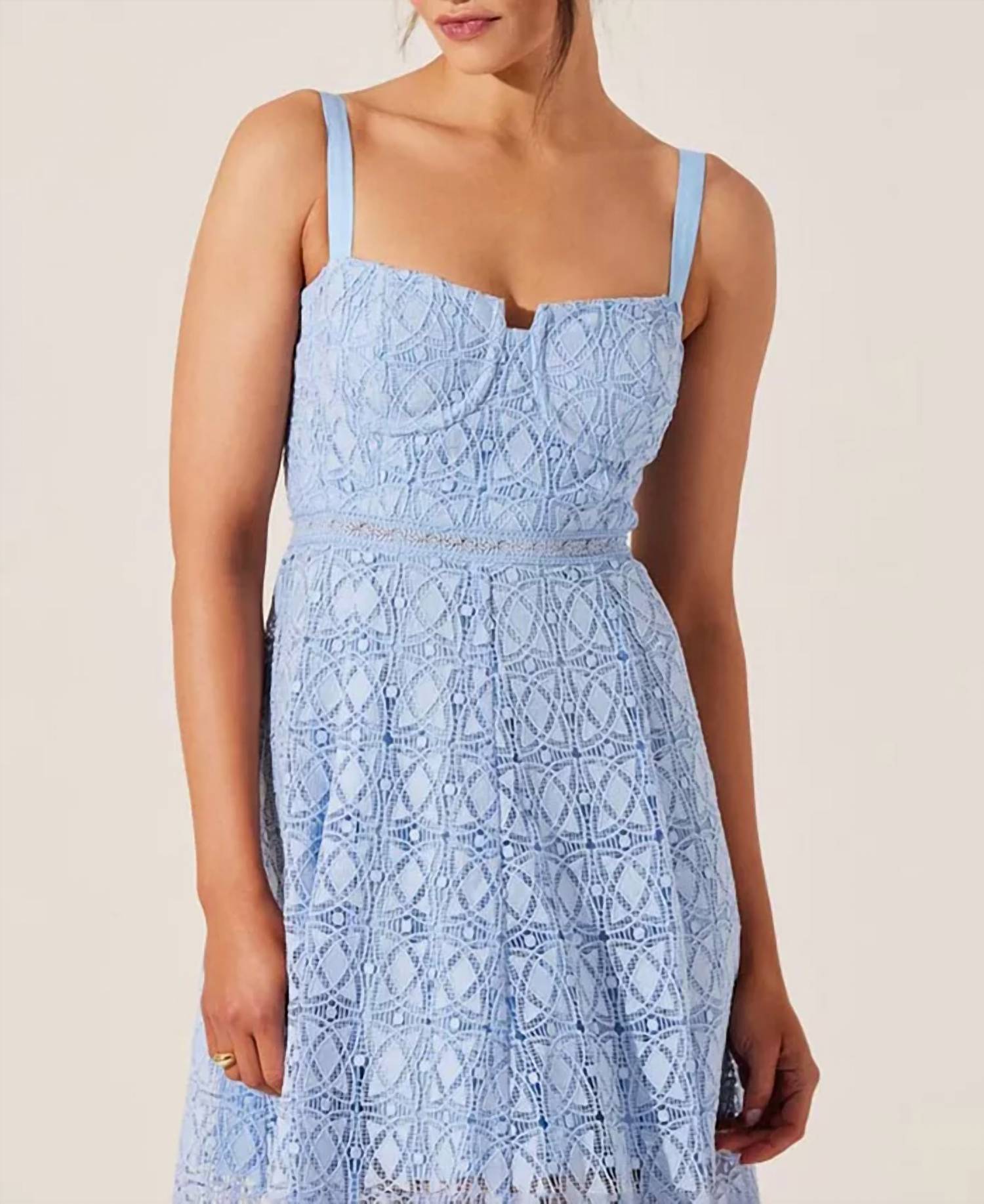 Astr - Tenna Lace Bustier Dress