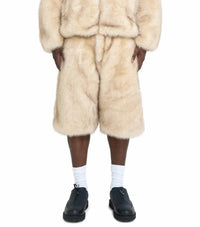 Kidsuper - Fur Denim Shorts