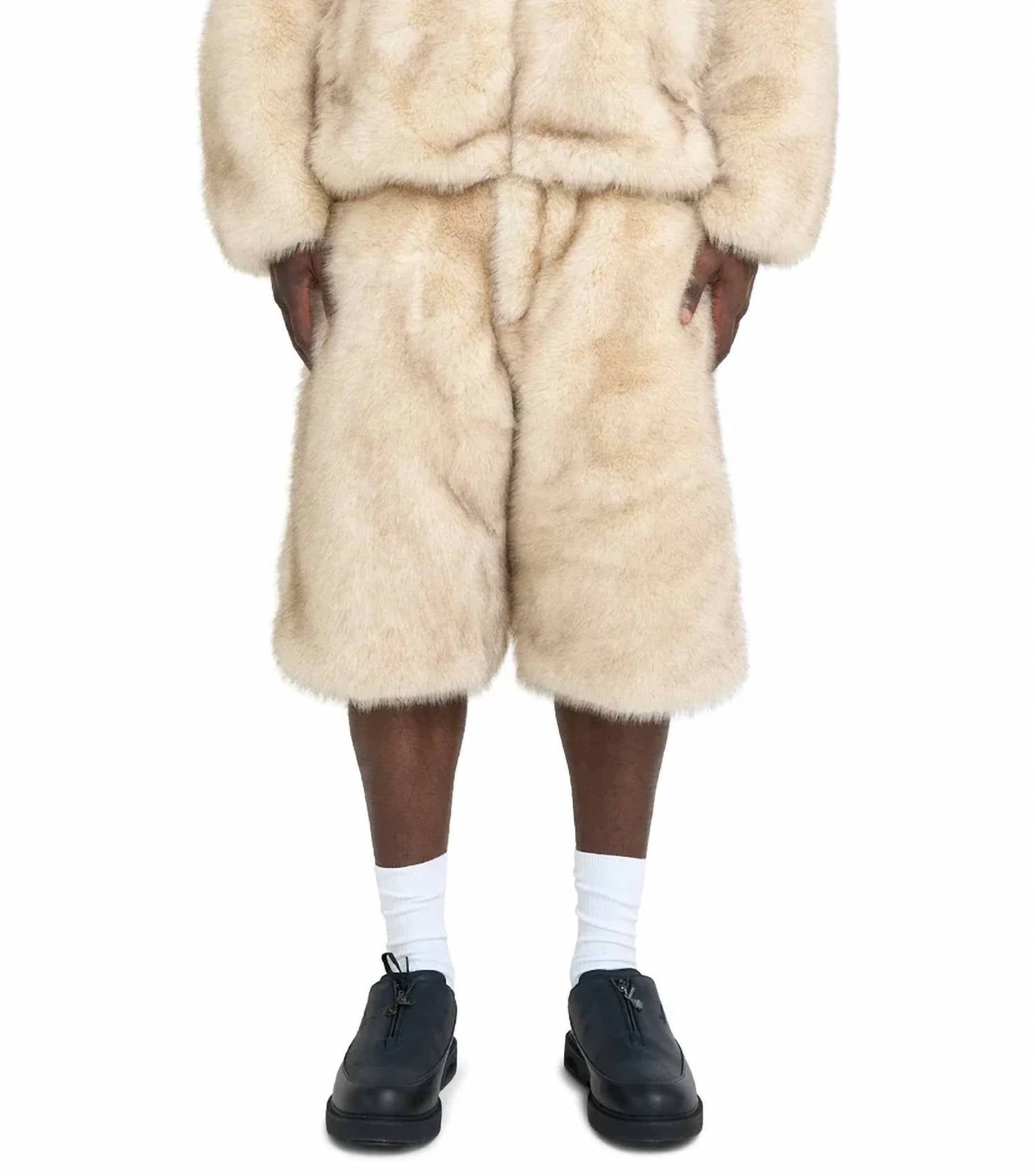 Kidsuper - Fur Denim Shorts