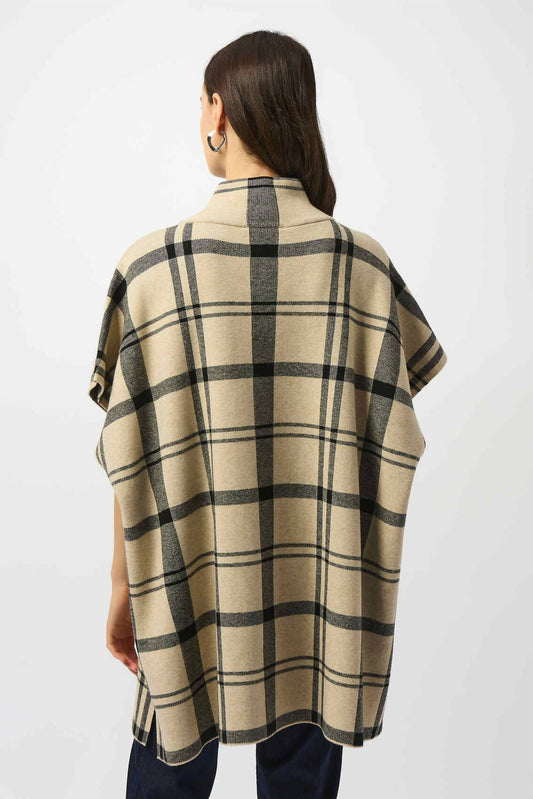 Joseph Ribkoff - Plaid Poncho