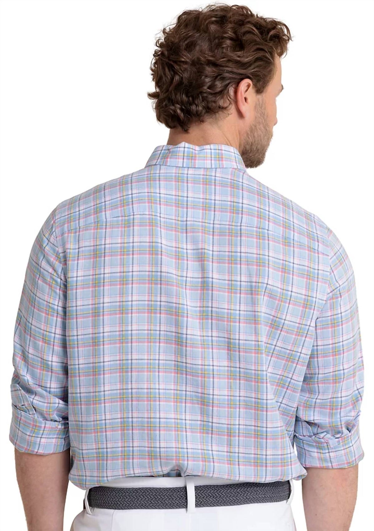 Southern Tide - Emerald Shores Plaid Headland Long Sleeve Sport Shirt