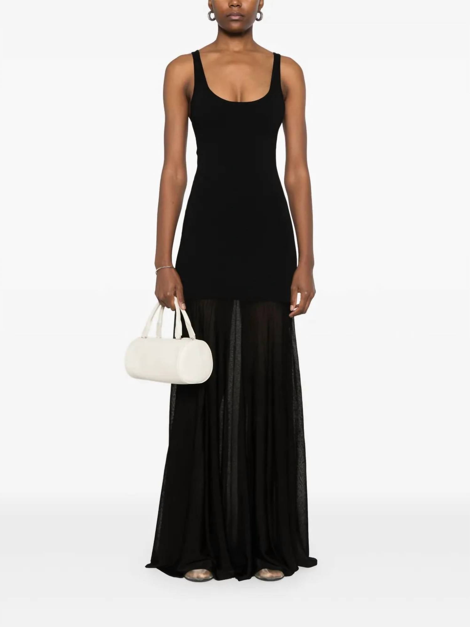 TOTEME Evening Maxi Tank Dress in black - women's dress