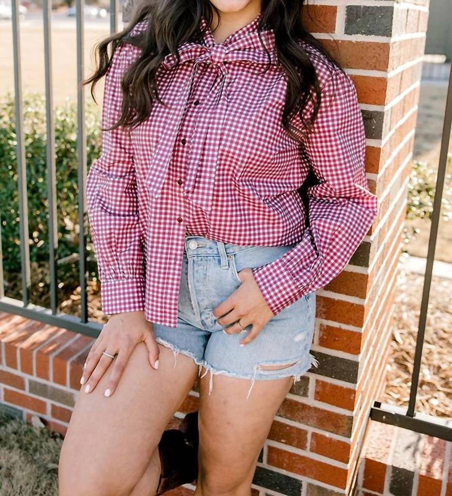 Layerz Clothing - Sadie Gingham Top
