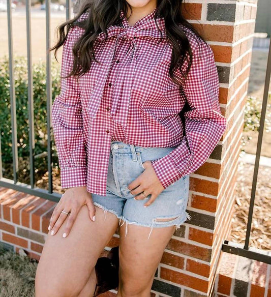 Layerz Clothing - Sadie Gingham Top