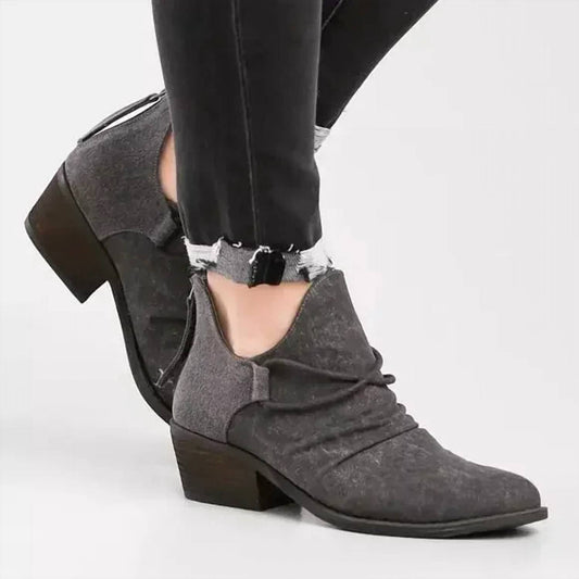 Very G - Women's Spartan 2 Ankle Zip Booties