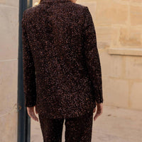 Attentif - Straight Cut Sequin Blazer