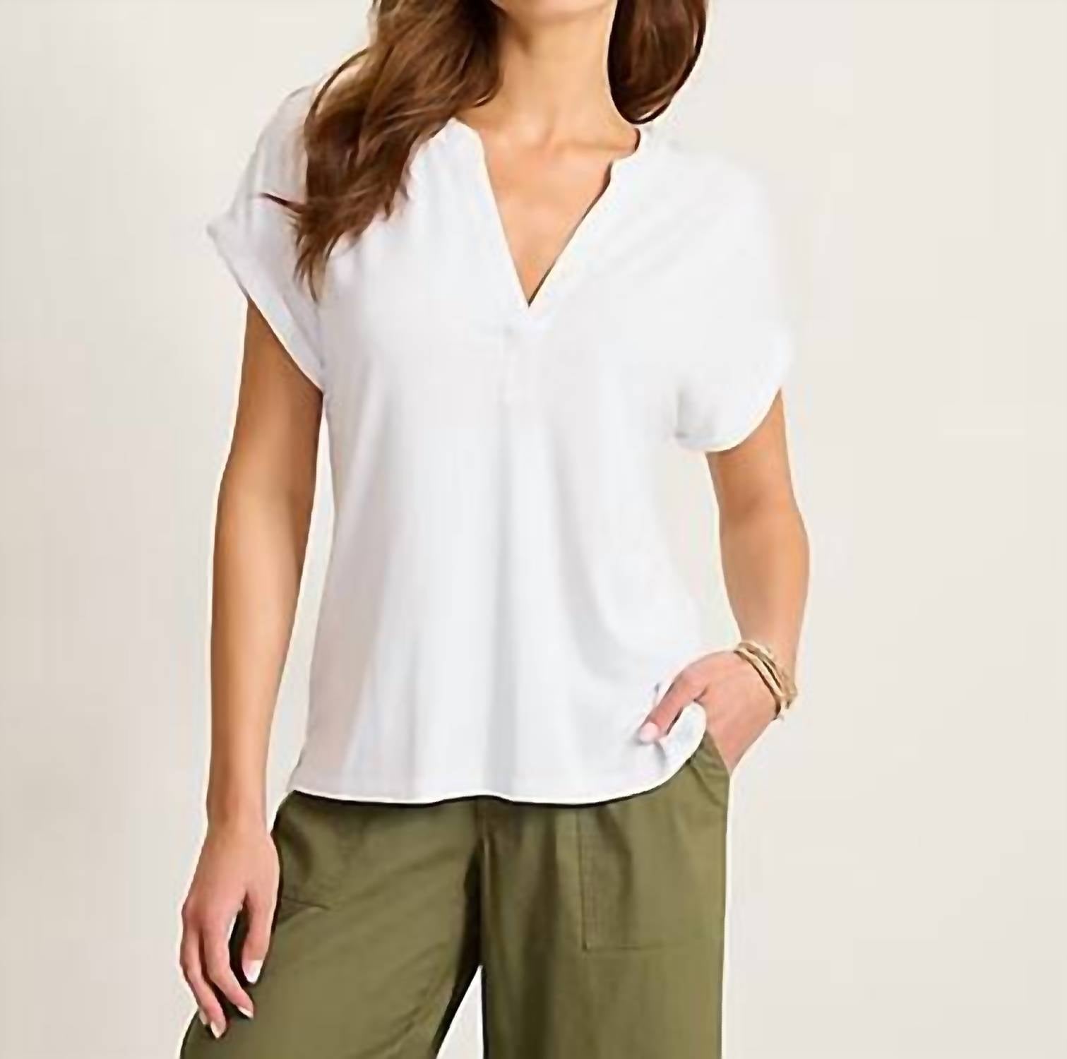 Tommy Bahama - Kauai Split-neck T-shirt