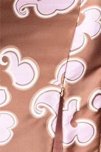 DOROTHEE SCHUMACHER Floral Statement Midi Skirt in caramello rose - women's skirt - view 4