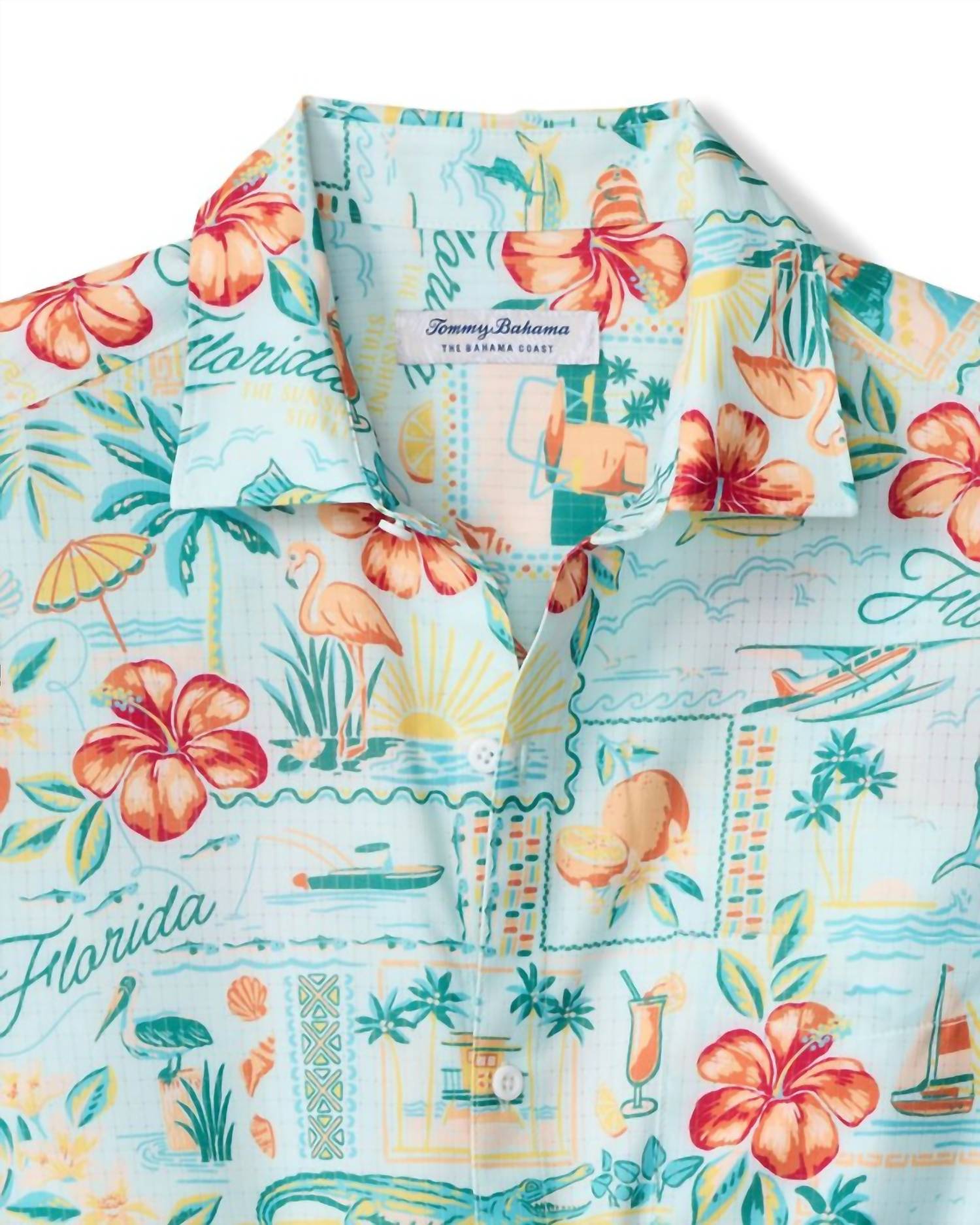 Tommy Bahama - Men's Short Sleeve Coast Florida Fun Camp Shirt