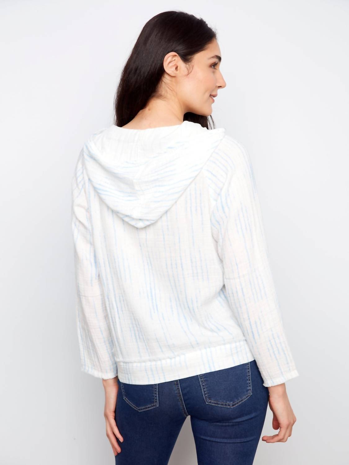 Charlie B - Printed Bubble Cotton Hoodie
