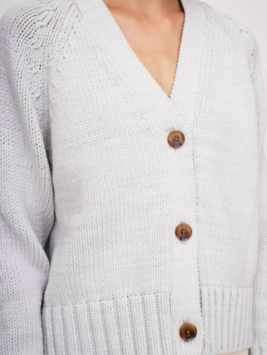 White + Warren - Cotton Rope Cardigan