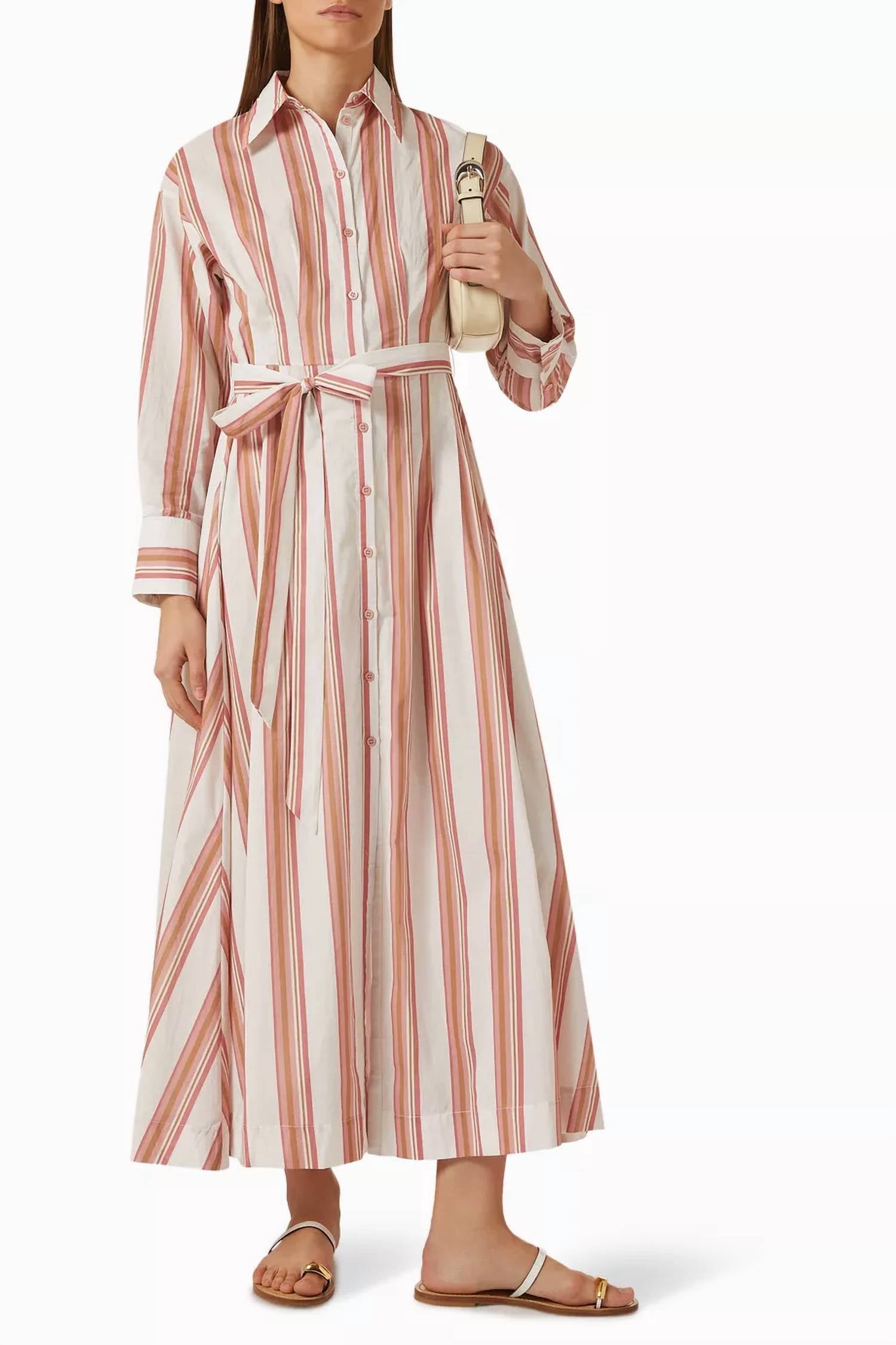 Aston Studio - Arlet Stripe Shirt Dress