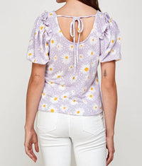Westmoon - Daisy Puff Short Sleeve Blouse