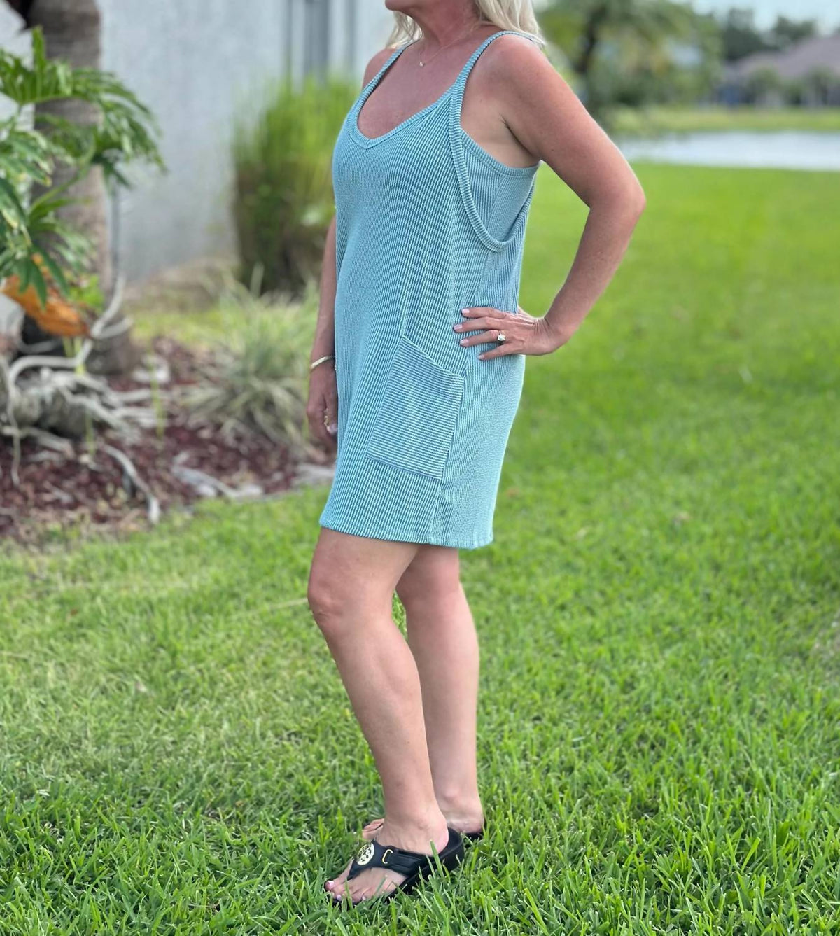 Wasabi + Mint - Beachy Stroll Romper