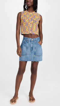 Re/Done - Workwear Denim Skirt