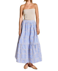English Factory - Embroidered Maxi Skirt