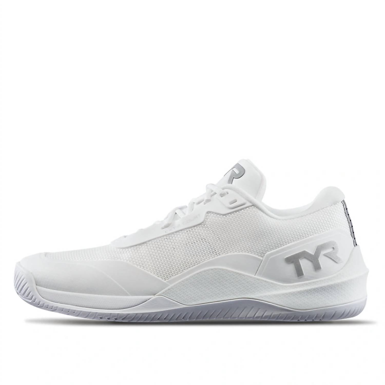 TYR Unisex Cxt-2 Court Training Shoes in white - men's shoe - detail view
