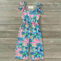 Pete + Lucy - Girls Palm Paradise Jumpsuit