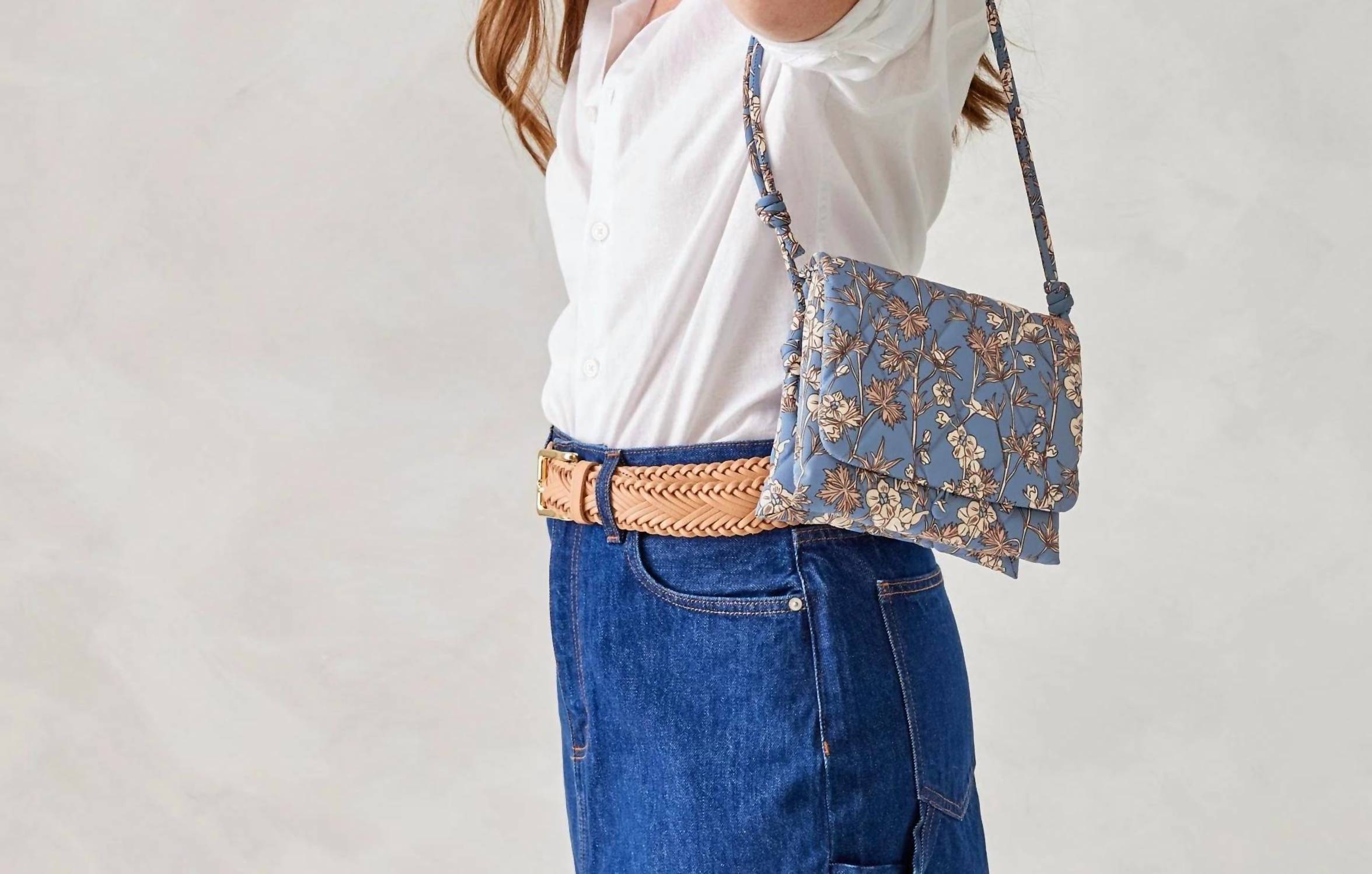 Vera Bradley Baird Hipster Bag in larkspur delphinium - women's bag - alternate view