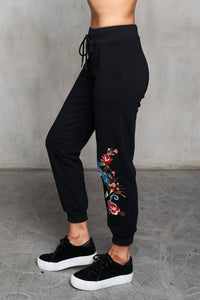 Paparazzi - Embroidered French Terry Jogger