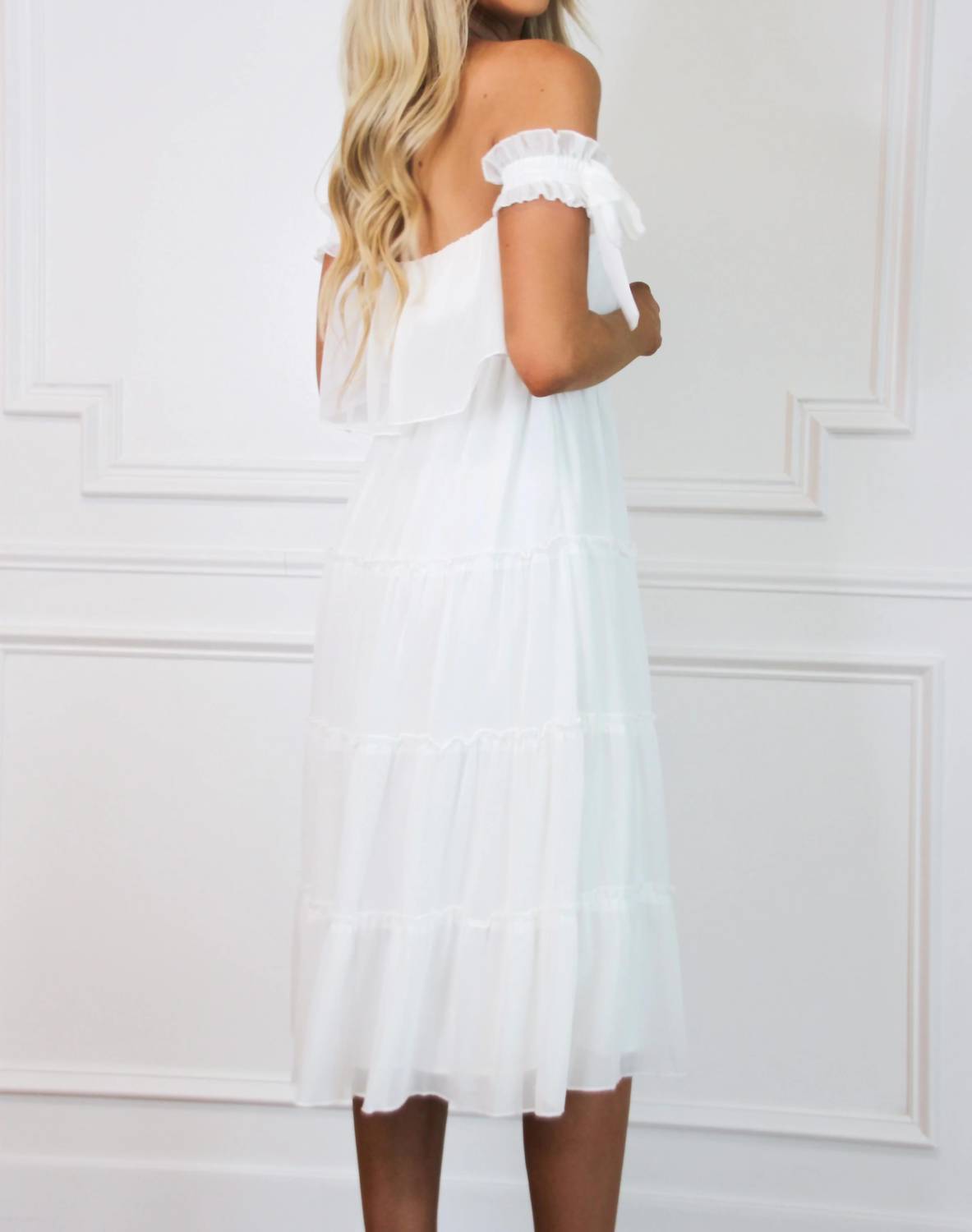 Lena - Ayla Tiered Midi Dress