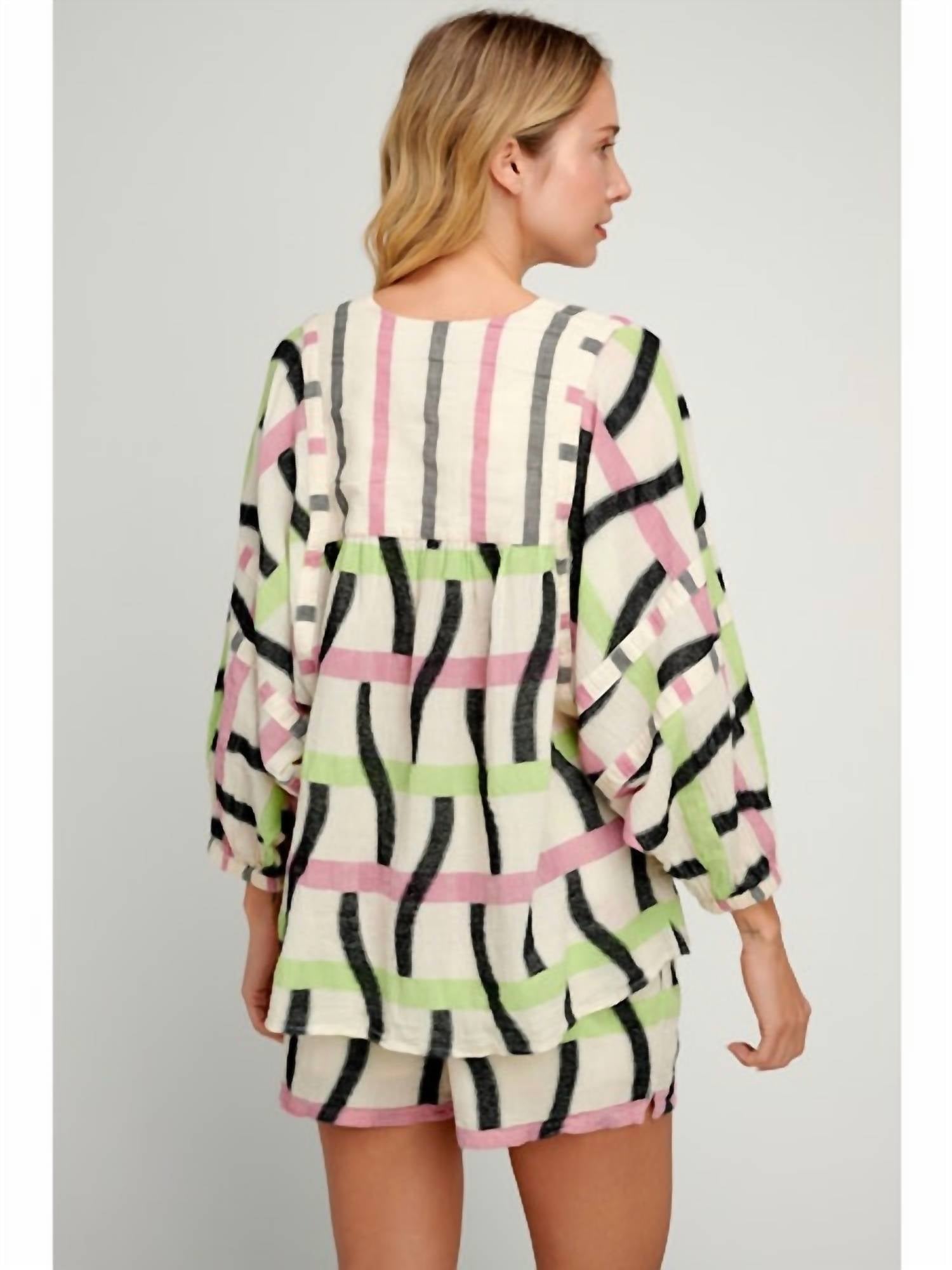 Pearl And Caviar - Karla Long Sleeve Cotton Shirt