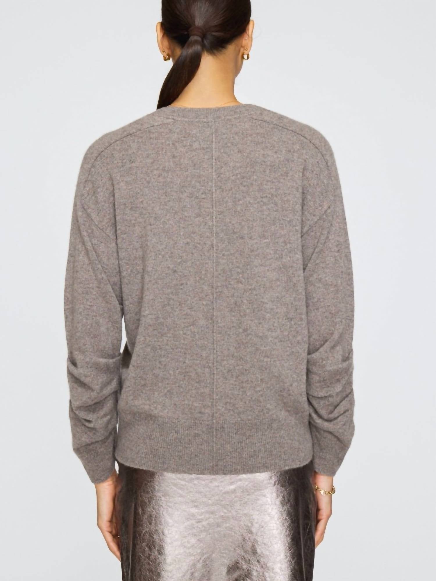 Brochu Walker - Ennes Ruched V-neck Sweater