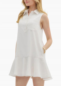 entro Weekend Mini Dress in pol - women's dress - alternate view
