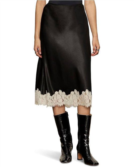 Sanctuary - One of a Kind Satin Midi Skirt