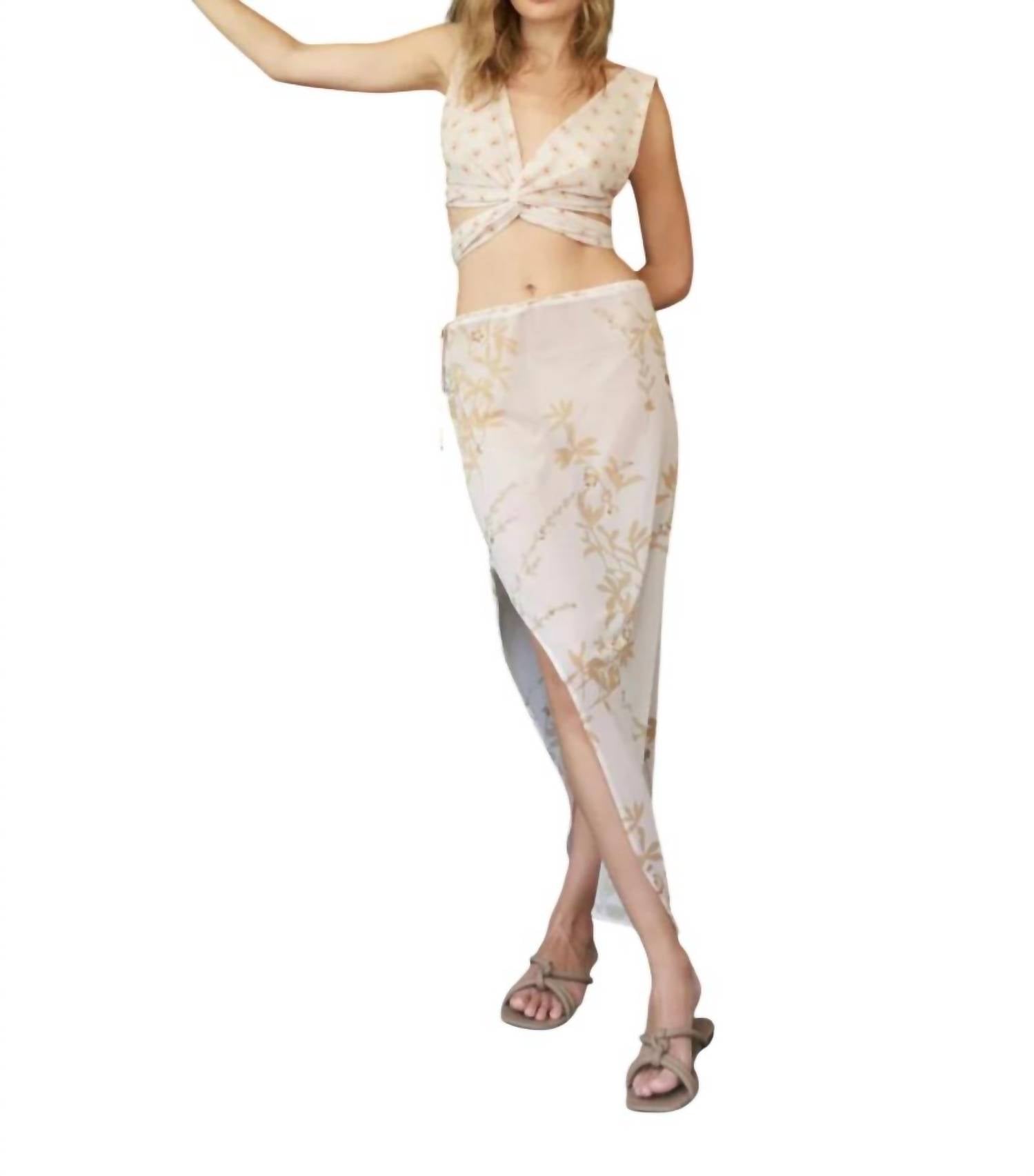 Diza Gabo - Waist-knotted Top