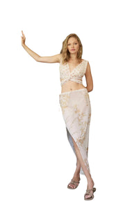 Diza Gabo - Waist-knotted Top