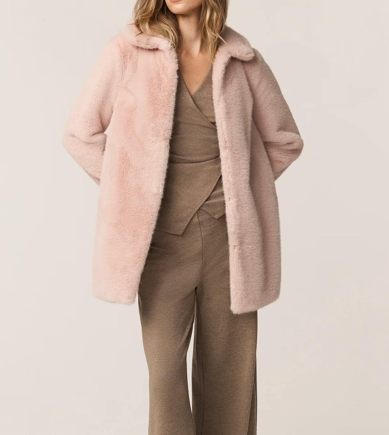 Issy London - Lola Luxe Vegan Faux Fur Coat
