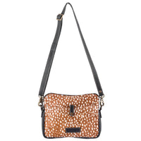 Sixtease Bags Unisex Deer S&c Body Crossbody Bag in black - women's bag