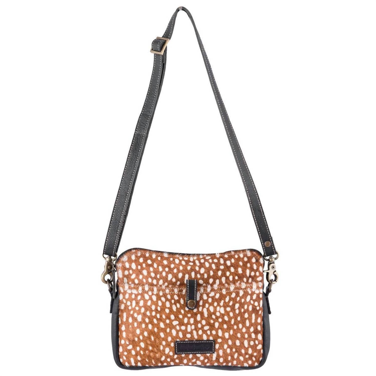 Sixtease Bags Unisex Deer S&c Body Crossbody Bag in black - women's bag