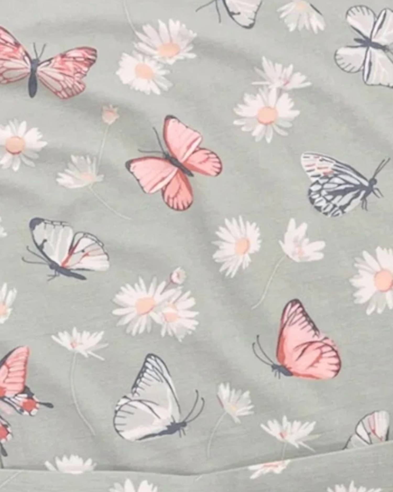 Sweet Bamboo - Kid's Butterfly + Daisy Pajama Set