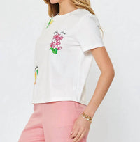 Current Air - Embroidered Graphic Summer Tee