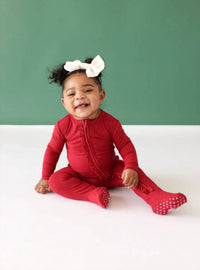 Posh Peanut - Footie Ruffled Zippered One Piece