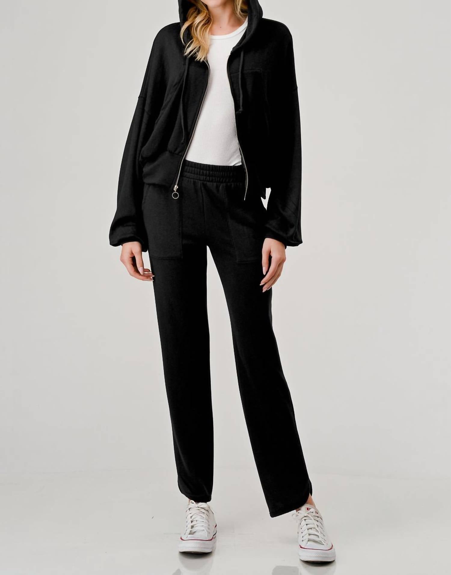 Hashttag - Heidi Soft Hood Zipper Jacket