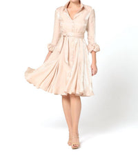 Baruni - Carina Knee Length Flared Dress