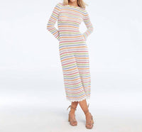Capittana - BRUNELLA STRIPES KNITTED DRESS