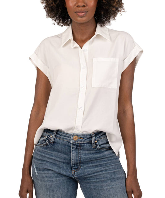 Kut From The Kloth - Mickey Chambray Blouse