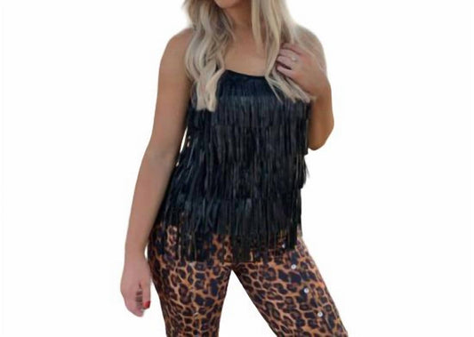 Merigold Kiss - Living on the Edge Fringe Tank Top