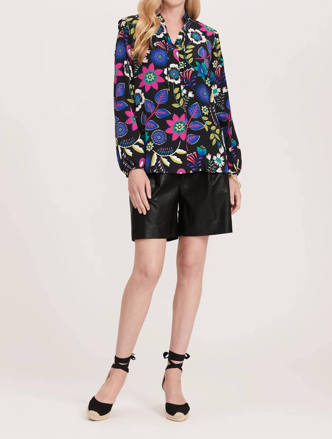 Maggie Silk Floral Blouse