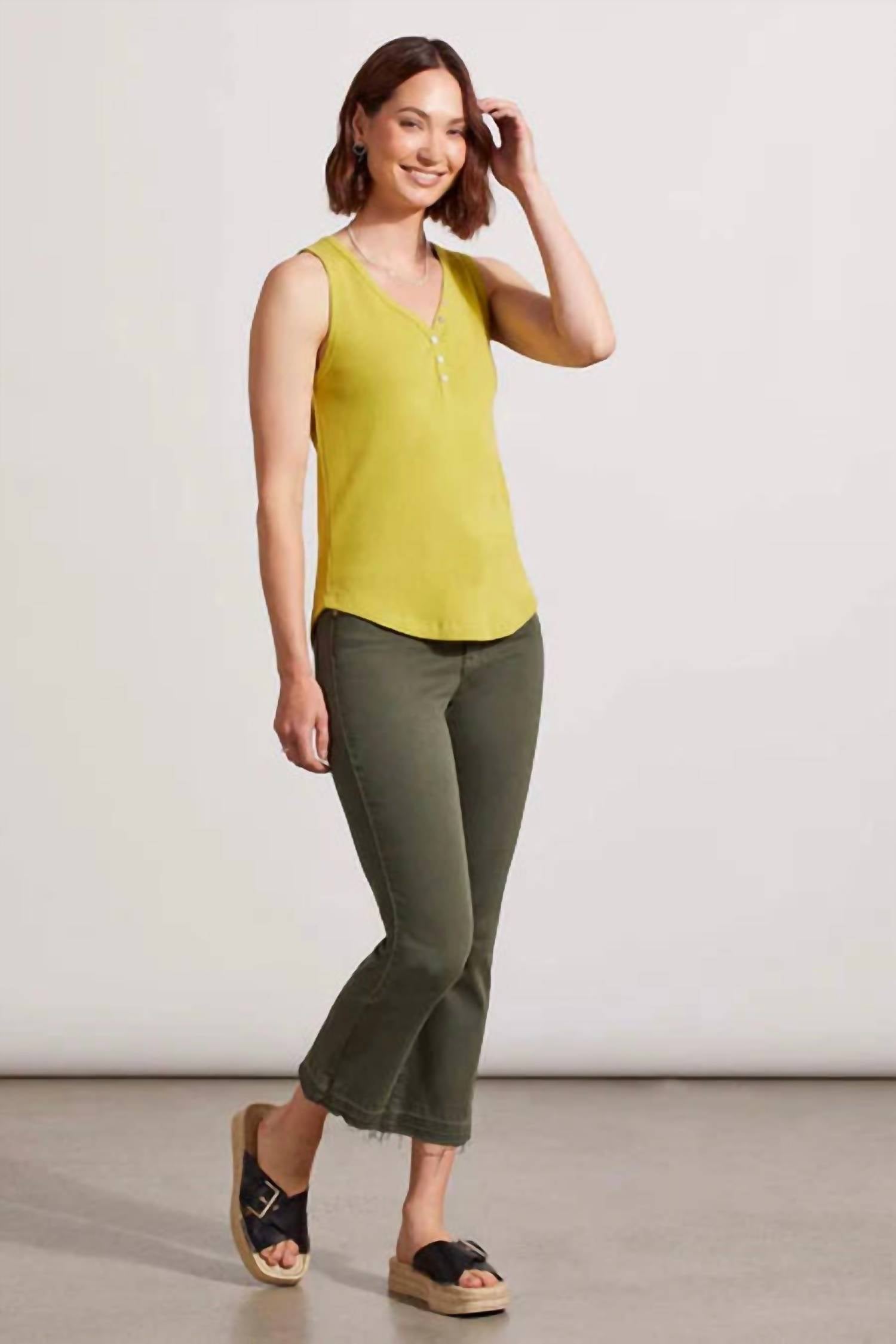 Tribal - Henley Tank Top